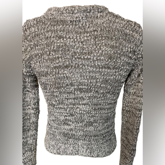 DKNY Logo Womens Gray Long Sleeve Crew Neck Sweater Medium - Picture 3 of 3